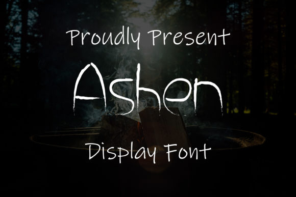 Ashen: A Distinct Display Font for Polished Branding