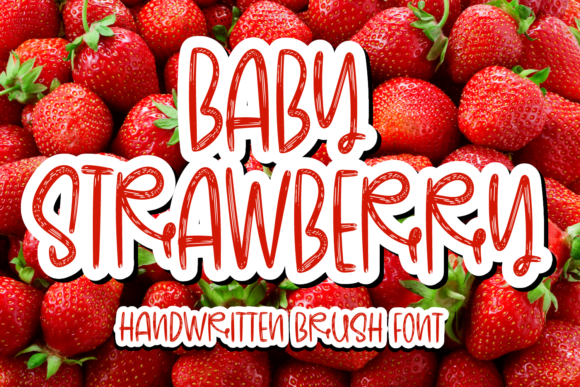 Baby Strawberry: A Fun Display Font for Your Brand
