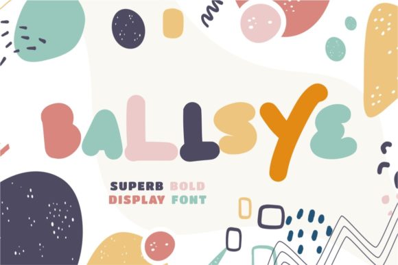 Ballsye: A Bold Display Font for Web Design