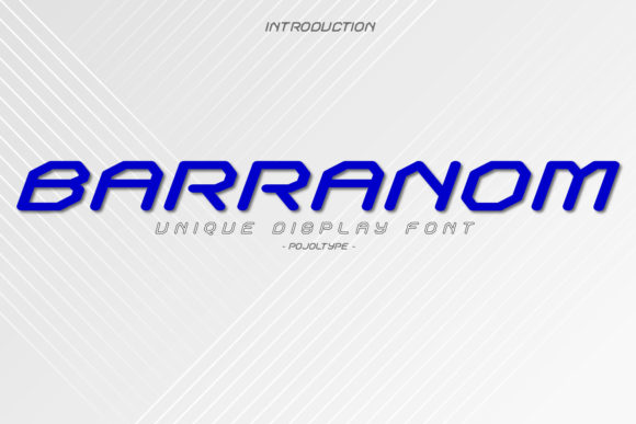 Barranom: A Versatile Display Font for Branding