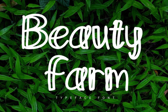 Beauty Farm: A Versatile Display Font for Small Business
