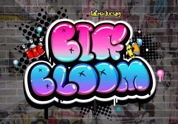 Big Bloom: A Playful Display Font for Editors