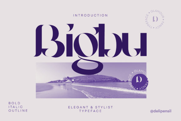 Bigbury: A Modern Display Font with Vintage Charm