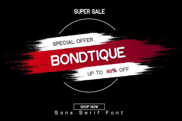 Bondtique: A Cute Display Font for Crafters