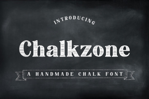 Chalkzone: A Handwritten Display Font for Editorial Design