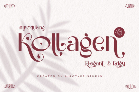 Kollagen: A Premium Display Font for Business Branding