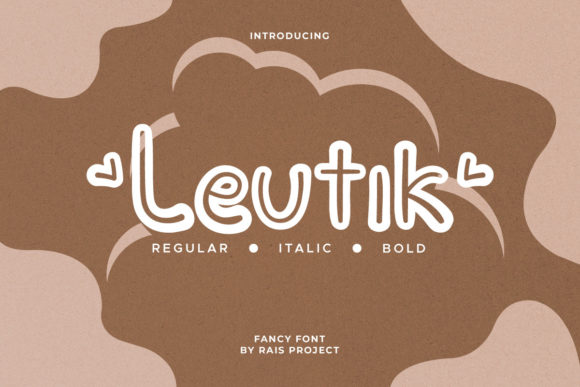 Leutik: The Playful Display Font for Campaigns