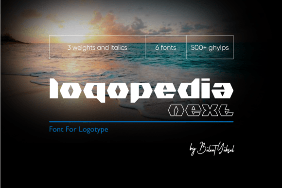 Logopedia Next: A Geometric Display Font for Makers