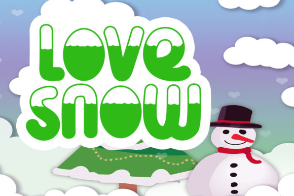 Love Snow: A Fun Display Font for Web Design