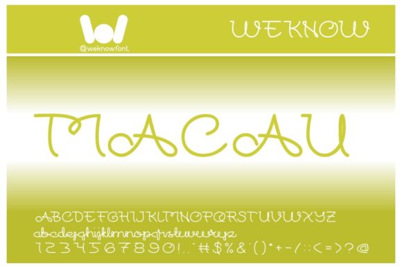 Macau: A Whimsical Display Font for Editorial Design