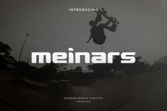 Meinars: A Bold Display Font for Editorial Impact