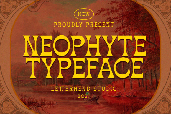 Neophyte: A Vintage Display Font for Small Business Branding