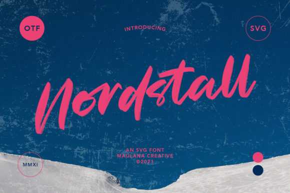 Nordstall: A Brushed Handwritten Font for Digital Design