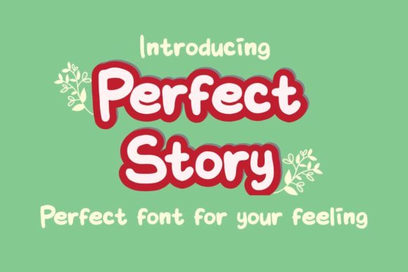 Perfect Story: A Playful Display Font for Web Design