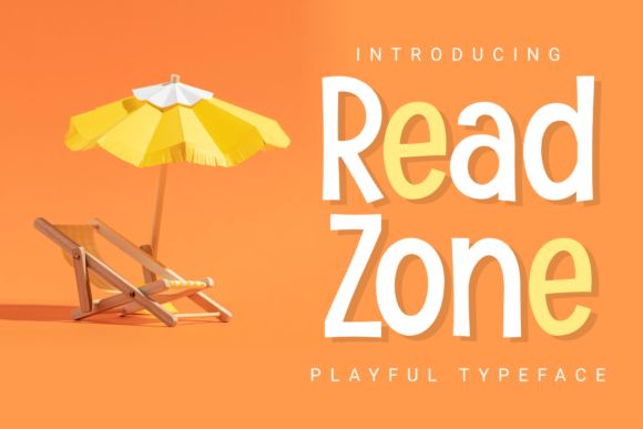 Readzone: A Playful Display Font for Bold Branding