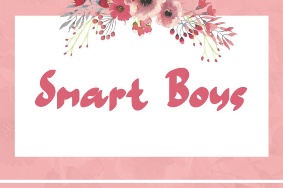 Smart Boys: A Chic Handwritten Display Font for Editors