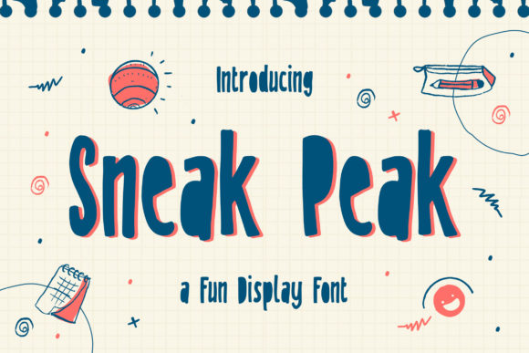 Sneak Peak: A Playful Display Font for Crafters