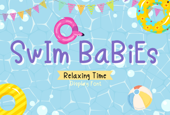 Swim Babies: A Friendly Display Font for Branding