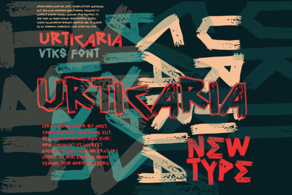 Urticaria: A Cool Display Font for Modern Editorial Design