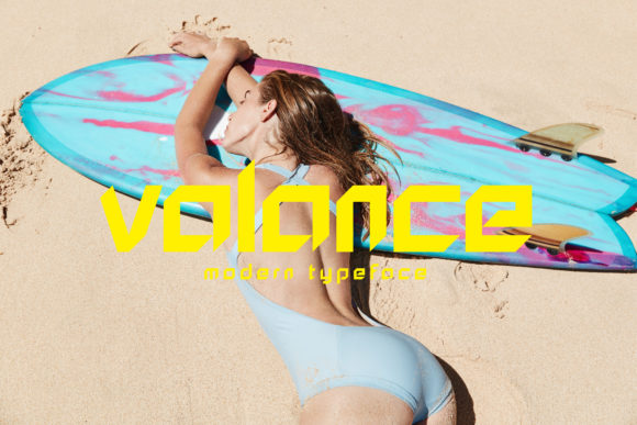 Valance: A Modern Display Font for Business Branding