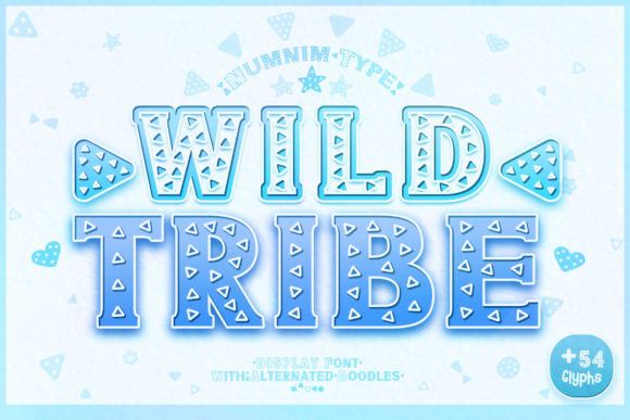 Wild Tribe: A Bold Display Font for Playful Branding